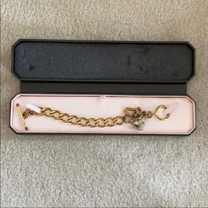 Juicy Couture gold charm bracelet